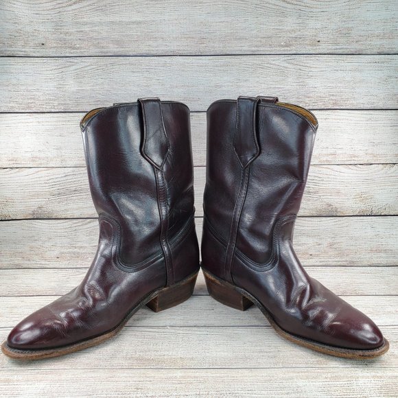 Frye Cowboy Boots Men's Size 8 Wide - Picture 5 of 7